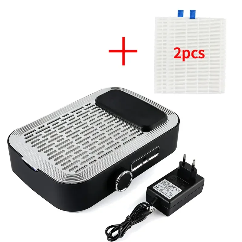 WirelessNailDustExtractorFan2000mAhManicureNailVacuumCleaner