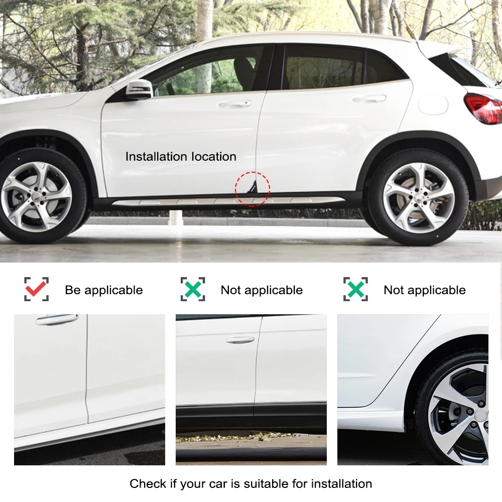 Car Front Door Corner Cover For Great Wall Poer Tank 500 Voleex C10 C30 C50 Wingle 5 Haval Hover H3 H5 GWM Steed Car Accessories car door corner cover