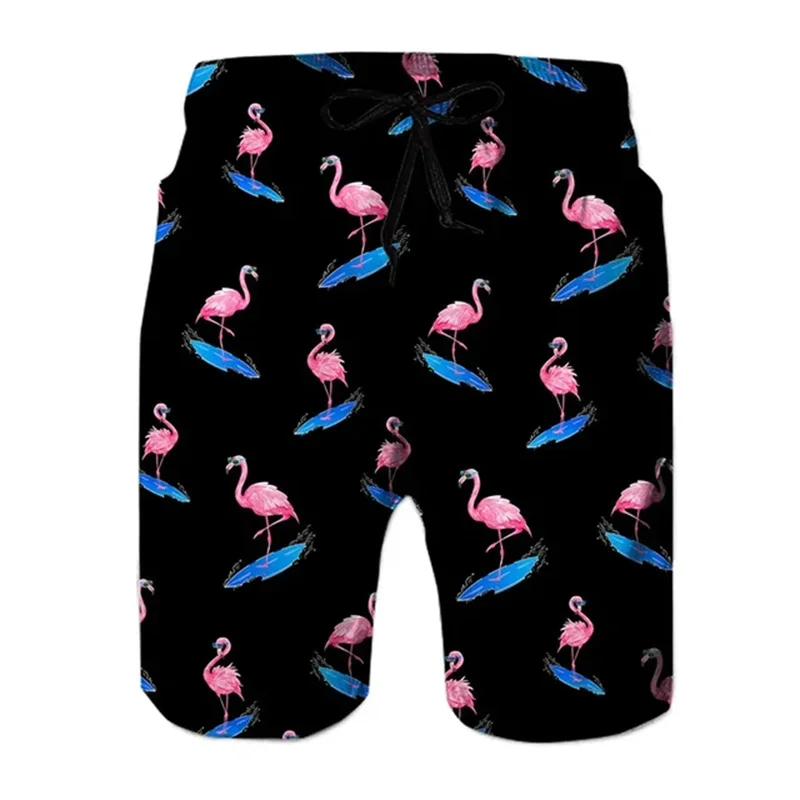 3D Printed Cat Dog Eagle Short Pants For Men Animal Food Pattern Beach Shorts Summer Casual Street Sport Quick Dry Swim Trunks 5