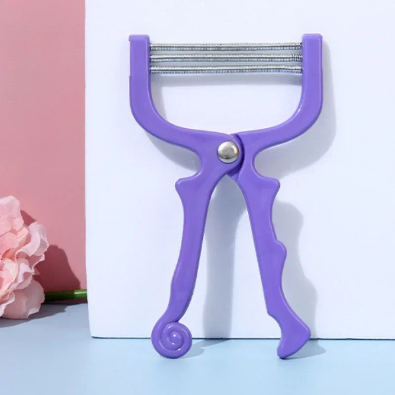 Women Epilator Mini Facial Hair Remover Safe Handheld Spring Threading Face Defeatherer For Cheek Eyebrow DIY Makeup Beauty Tool