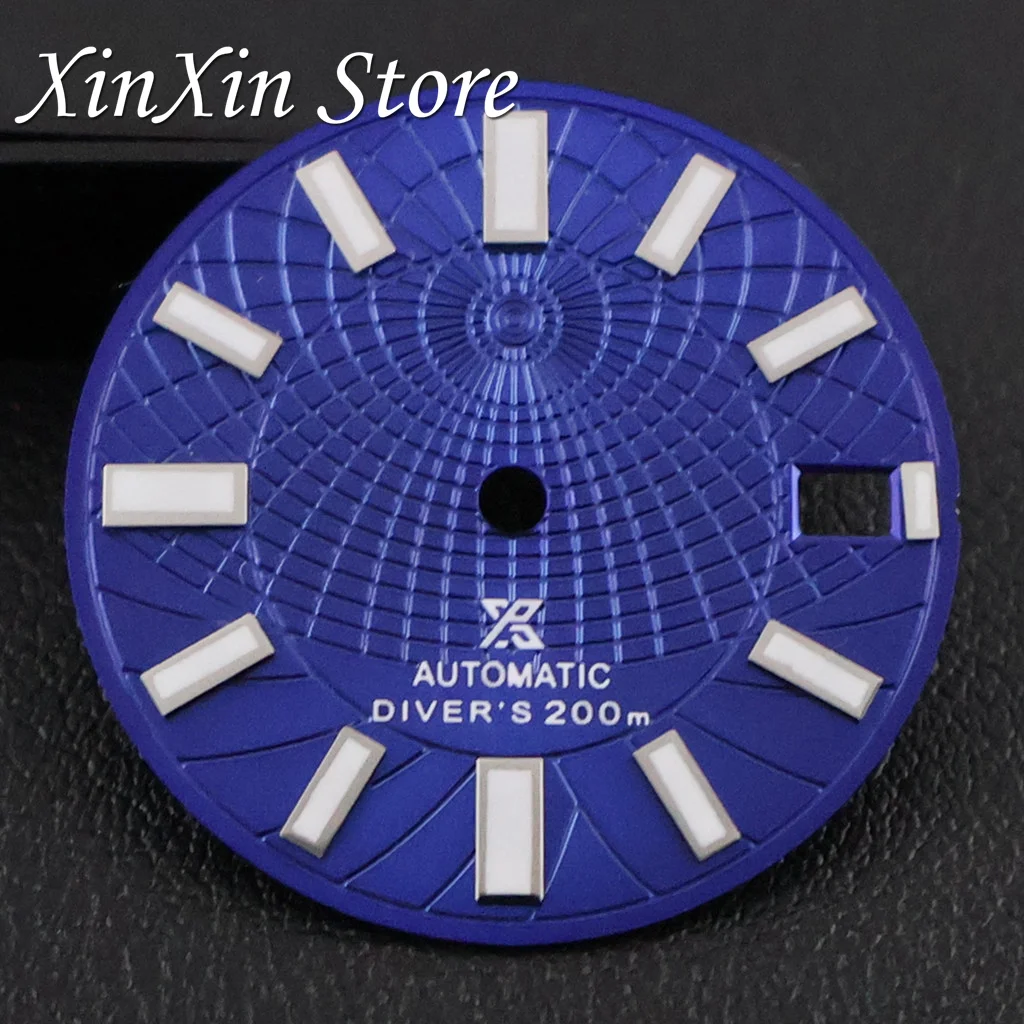 Green Luminous Mechanical Diver's Watch Accessory - 28.5mm Dial Diameter, High Quality