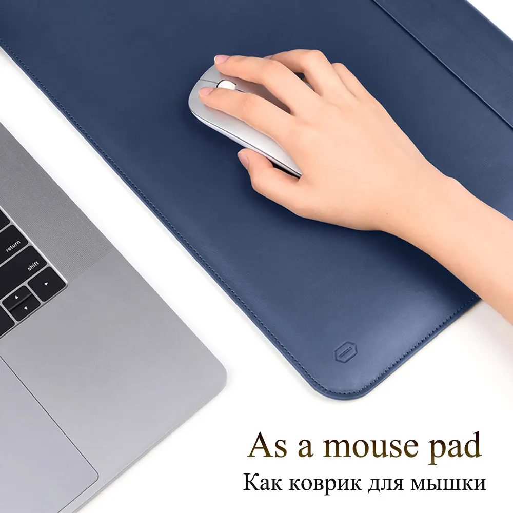 Wiwu-luva para Laptop para Macbook Air 13 m2 2023 Estojo Ultra-fino para Macbook Air 13 Pro 13 Impermeável pu Bolsa de Couro Portátil Mais Novo 2023 - Imagem 2