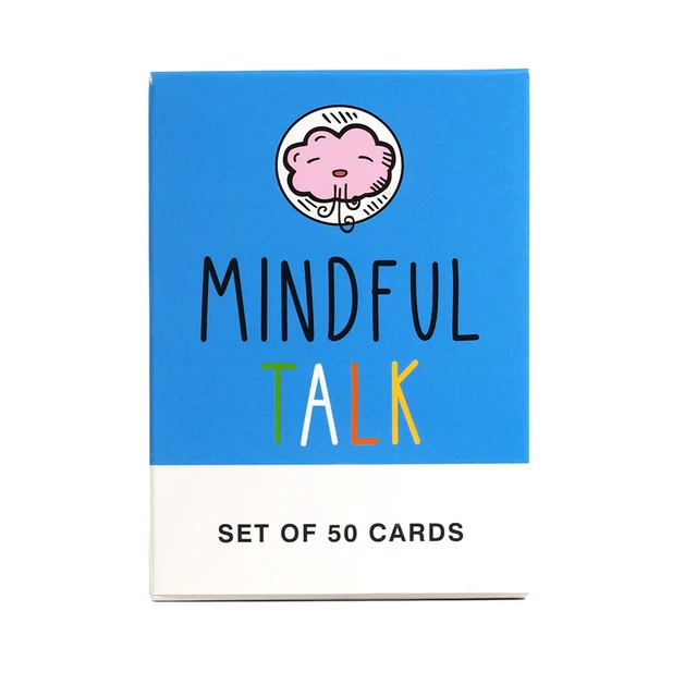 Mindfulness Talk Card Game The School of Mindfulness Game for Kids Mindful Talk Cards for Children and Parents 4