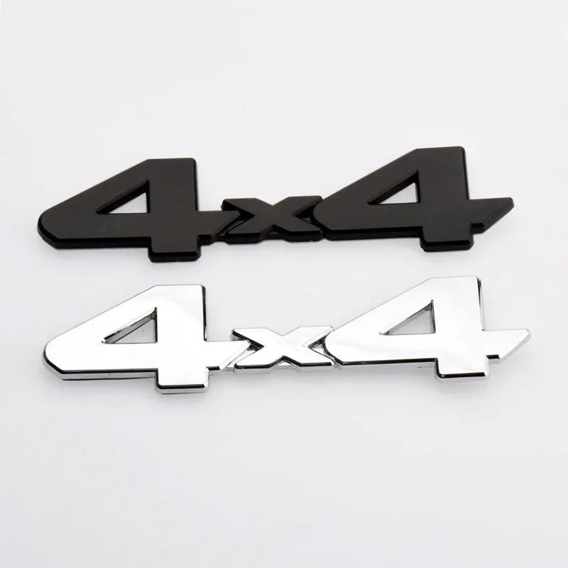 3D Metal 4X4 Logo Lettere Car Trunk Emblem Badge Decal Per Toyota Tacoma Off Road Fj Land Cruiser Hilux 4 X4 Sticker Accessori