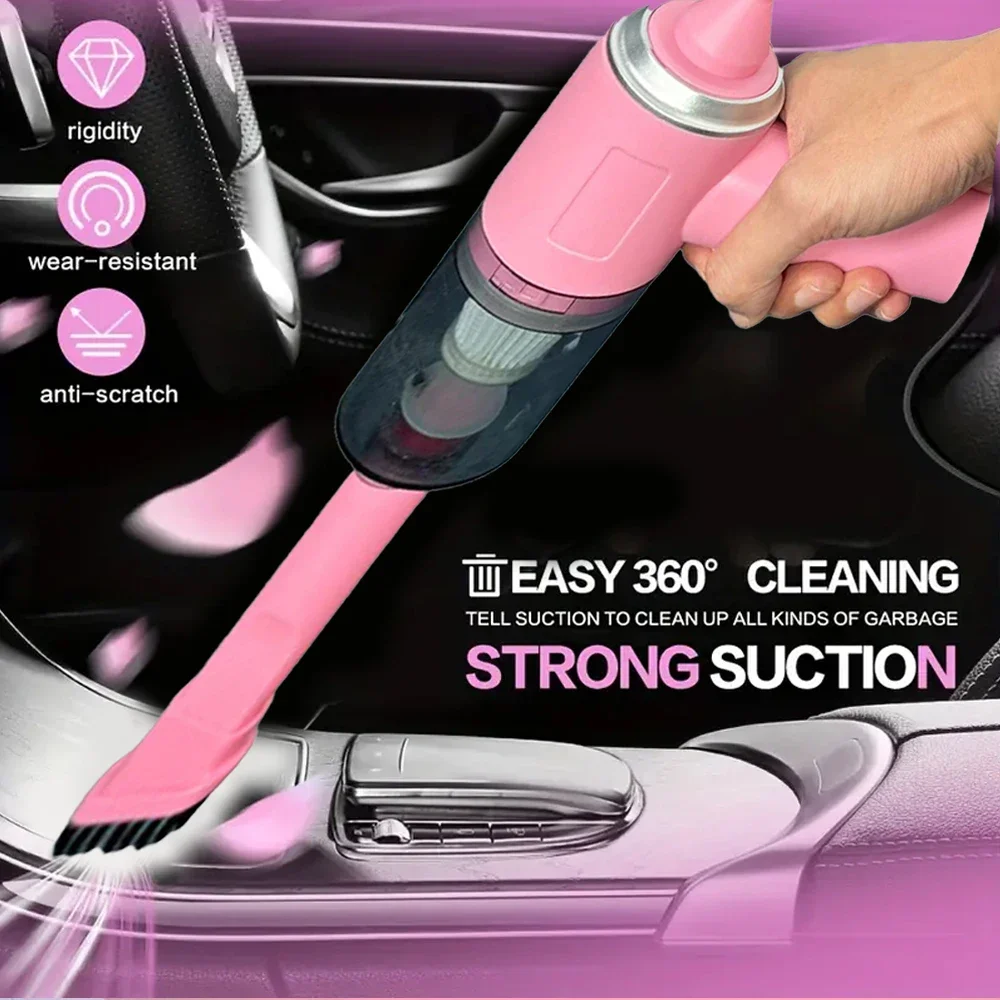 Vehicle Wireless Vacuum Cleaner Multi-functional Handheld Portable Cordless Vacuum with Brush Rechargeable Strong Suction