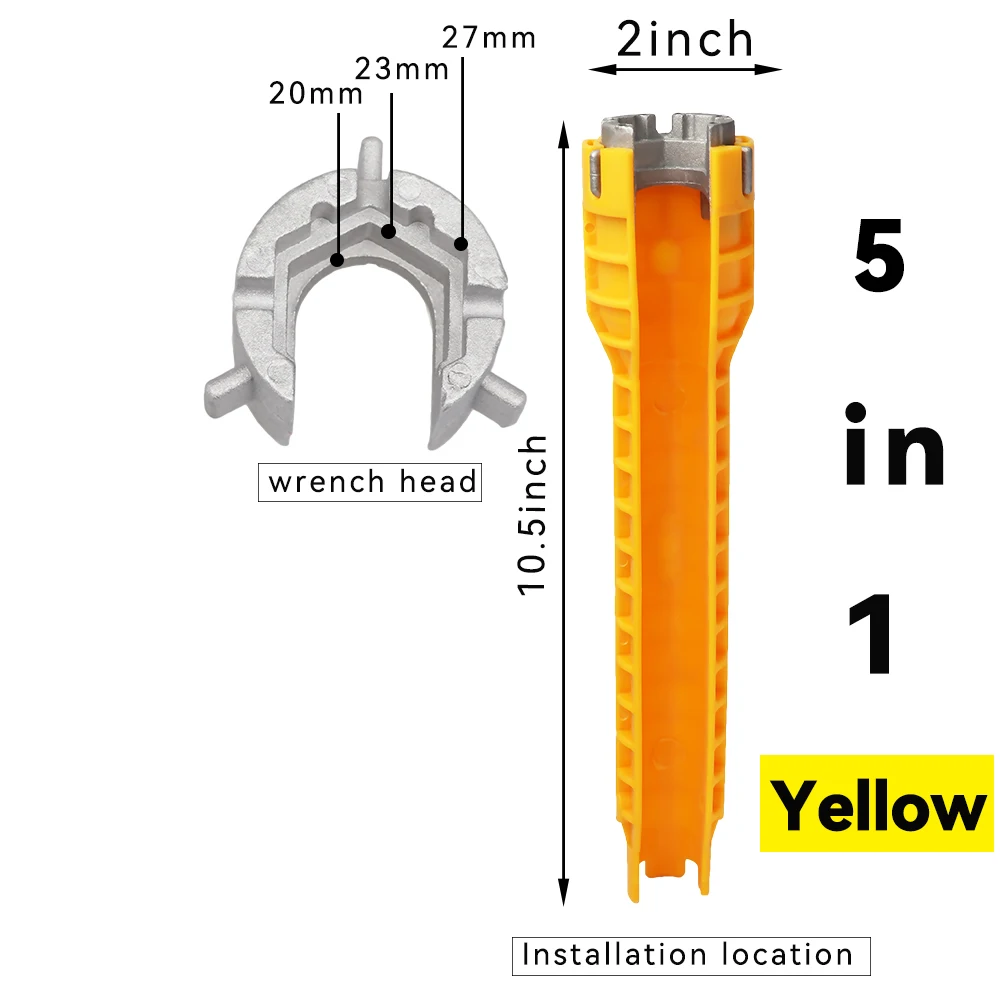 Multi-Function Non-Slip Sink and Faucet Repair Tool