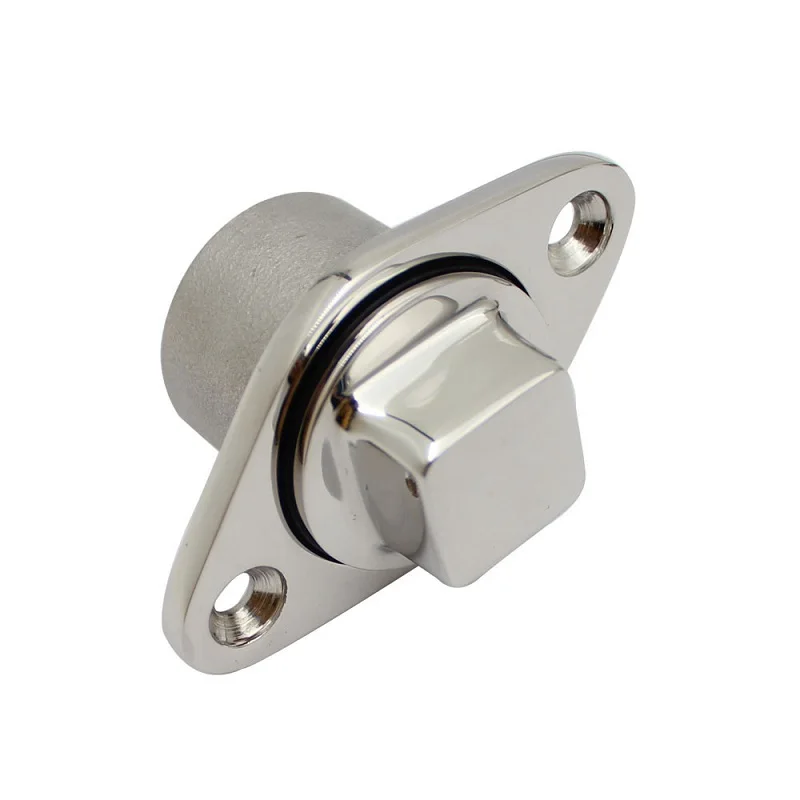 1PCS Drain Plug In Marine Boat Gar Board Diamond Stainless Steel 316 Yacht Accessories
