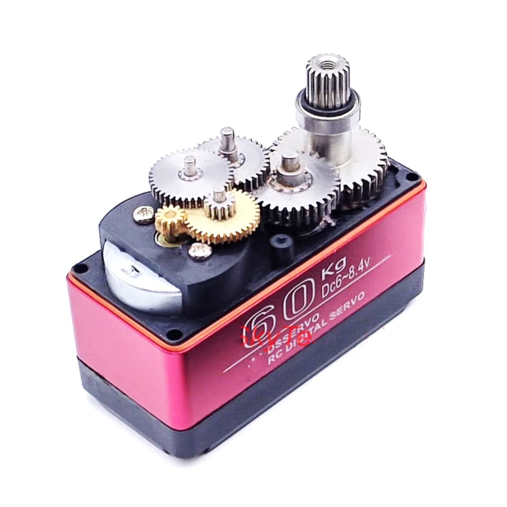 

High Torque Waterproof 60Kg 180° DS5160 Metal Gear Digital Servo for RC Robot Car 1/6 Axial SCX6 1/5 Redcat HPI