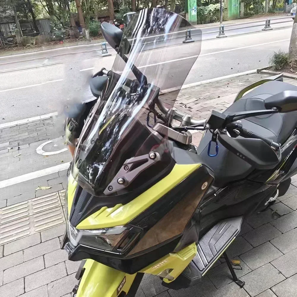 FIT SYM ADX 300 300ADX ADX300 ADX 300 Front Windshield Modification Heightened Thickened Windshield motorcycle windshield