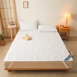 Waterproof & Breathable Noiseless Mattress Protector with Elastic Corner Straps - Full 54x75inch (White)