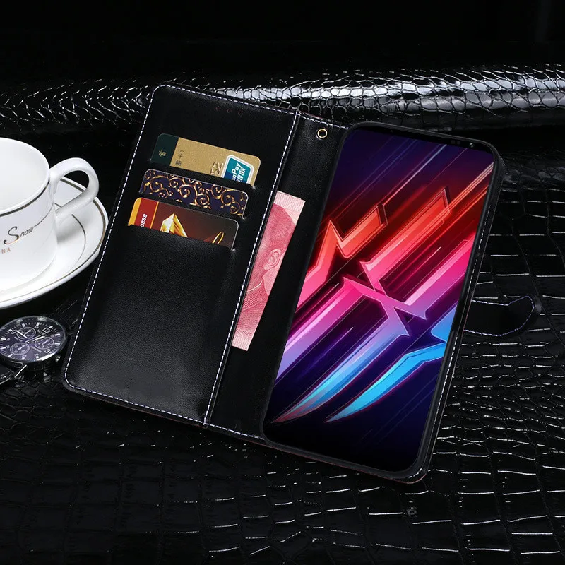 para Zte Nubia Redmagic 6s Pro Magia Vermelha Cases Carteira à Prova de Choque Armadura Flip Capa de Couro para Redmagic Pro Slot para Cartão Capa 2 Computers & Electronics