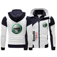 Fashionable men's motorcycle double-layer double zipper jacket brand Benelli logo  jacket outdoor windproof motorcycle top 2