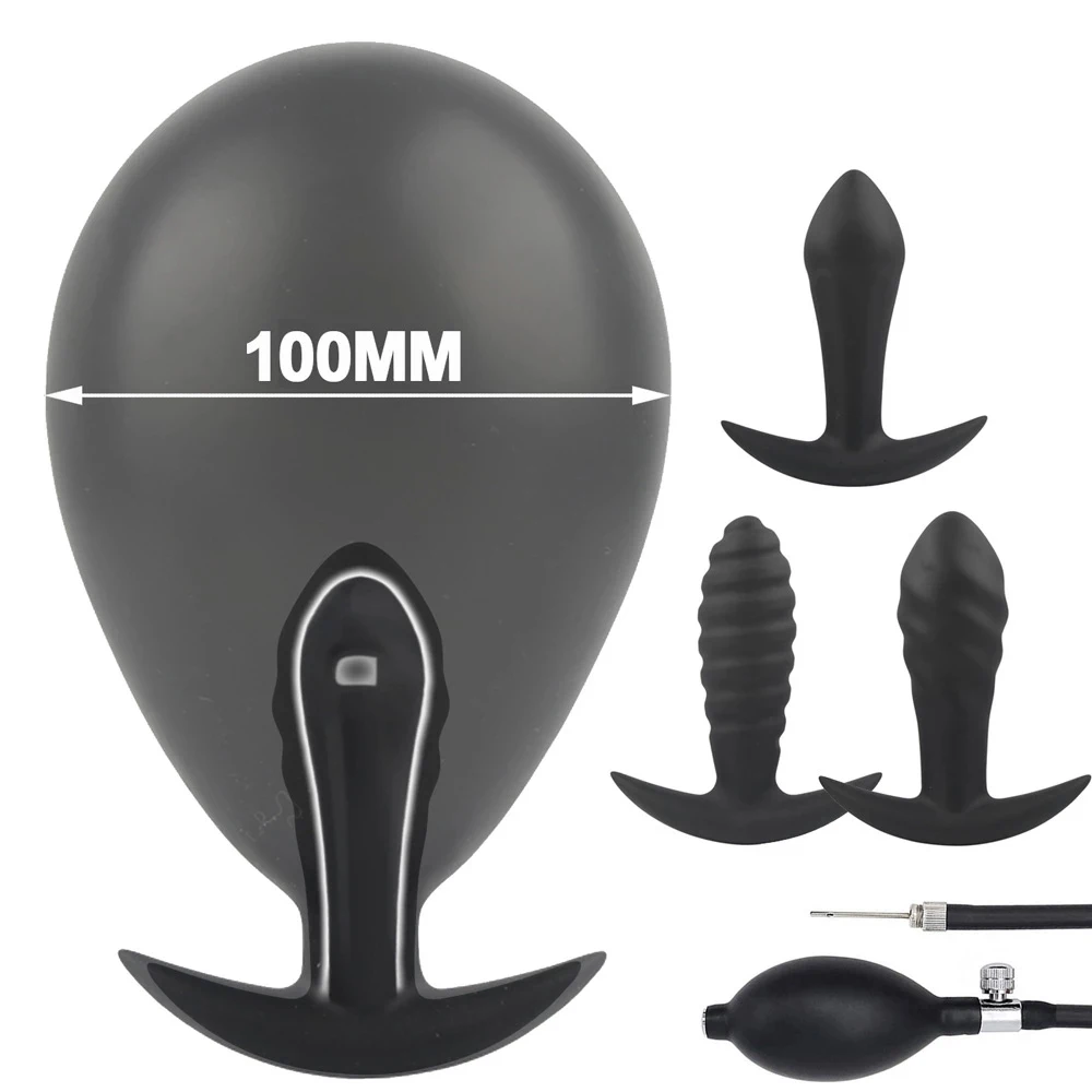 Inflatable Butt Dilator Anal Plug For Women Dildos Vaginal Expander Adult Games Men Anus Sex Toys Couples Tools Erotic Products anal plug dilator vaginal expander