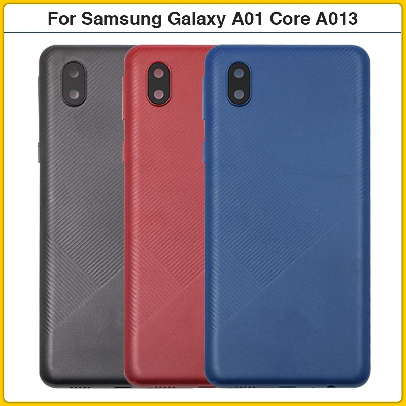 

10PCS/Lot For Samsung Galaxy A01 Core A013 SM-A013F/DS Plastic Battery Back Cover Rear Door Panel Chassis Housing Case
