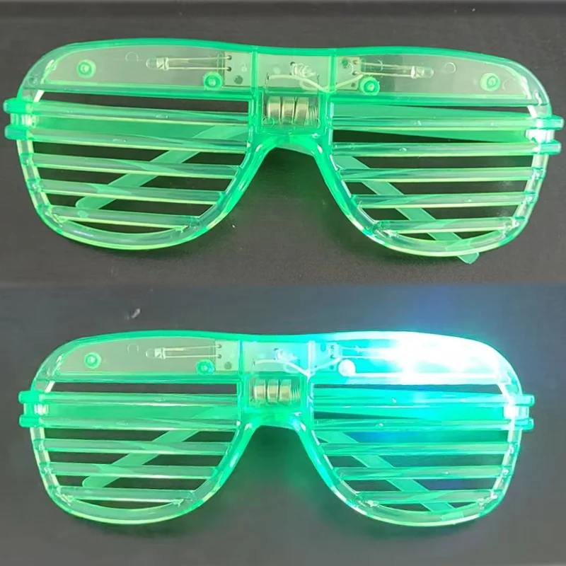 24 Pack LED Glasses, Glow in the Dark Party Supplies, 5 Neon Colors with 3 Flashing Modes, Glow in the Dark Sunglasses Toys Bulk, Neon Party Favors