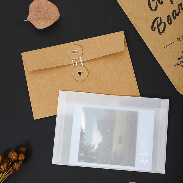 Blank Mini Kraft Paper Envelopes Wedding  Kraft Wedding Invitations  Envelopes - Paper Envelopes - Aliexpress