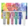 6 Colors Eye Glitter Nail Hair Body Face Glitter Gel Art Flash Heart Loose Sequins Cream Festival Glitter Decoration Party 1