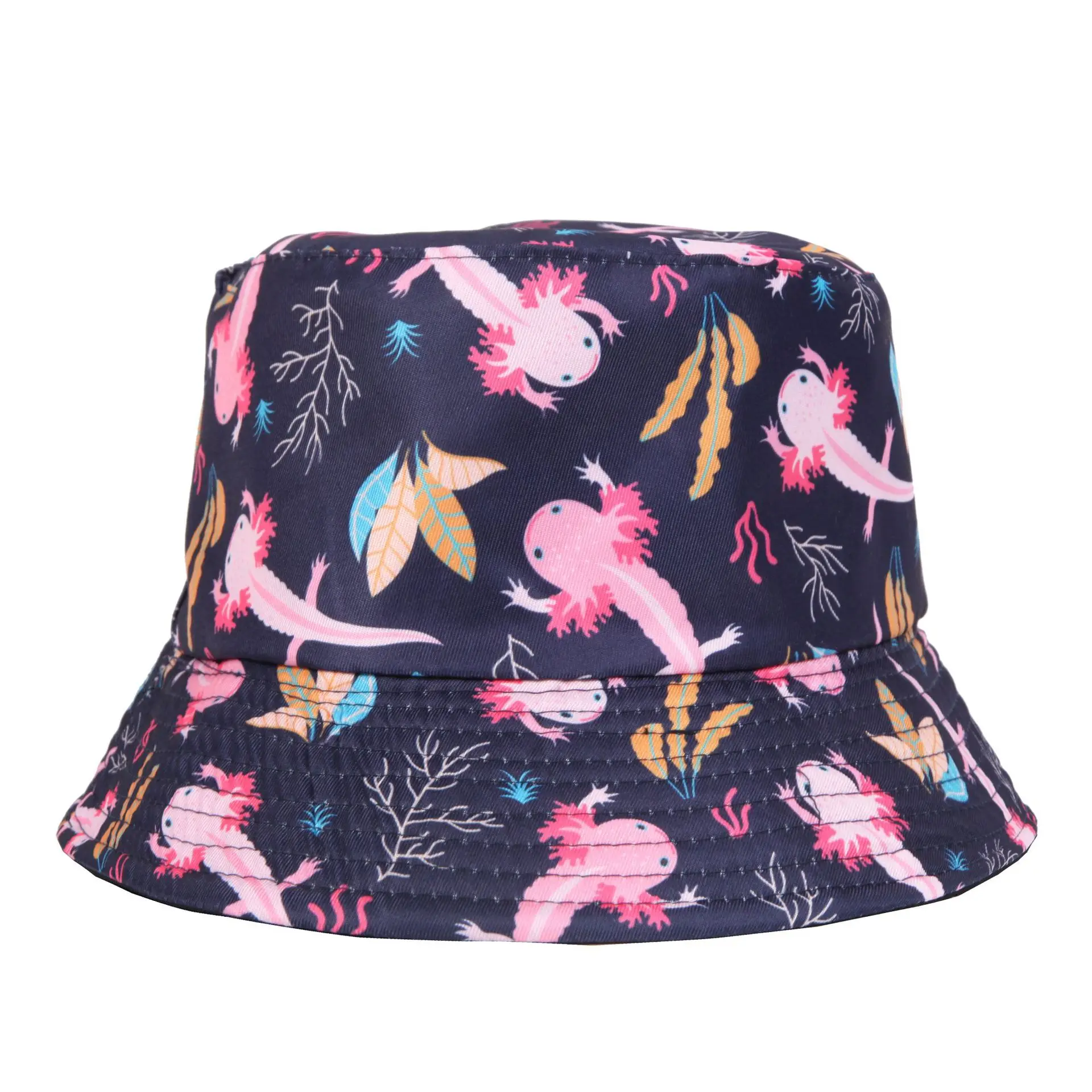 New Style Four Legged Fish Print Bucket 