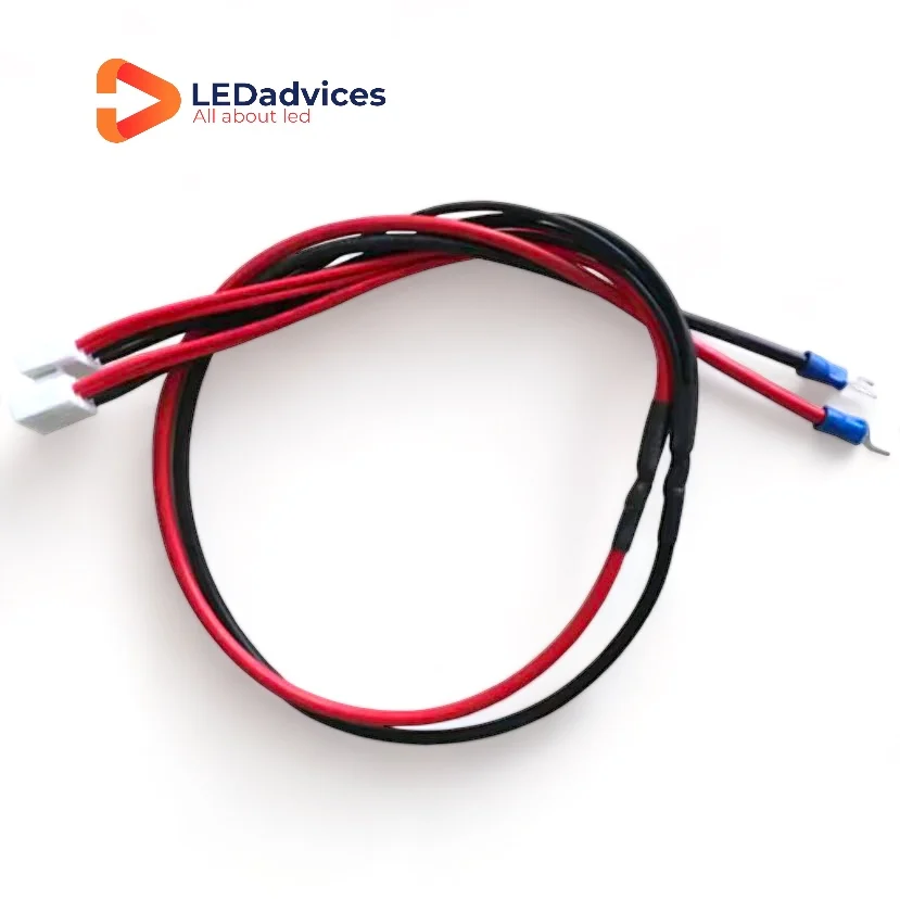 LED Display Module Power Wire Cable Pure Copper 60cm Indoor 1.5sqm Outdoor 2.5sqm 4pin Power Cables 10pcs/ lot