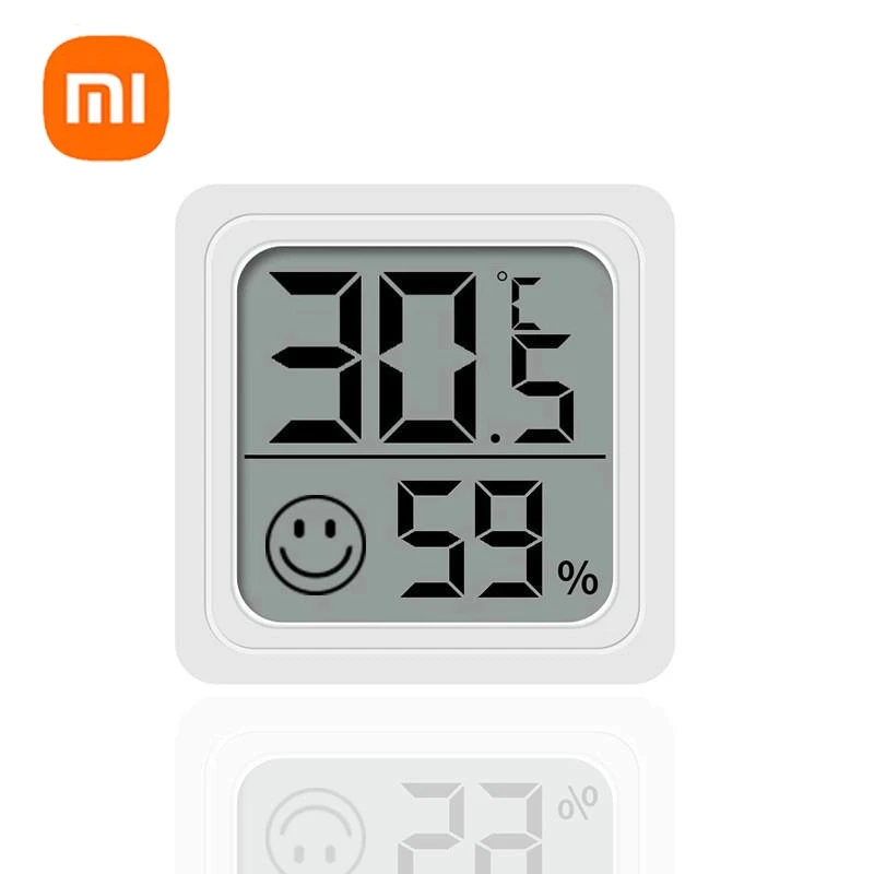 Xiaomi 1/4 Uds Mini LCD Digital termómetro higrómetro interior temperatura ambiente medidor de humedad Sensor medidor estación meteorológica conjunto