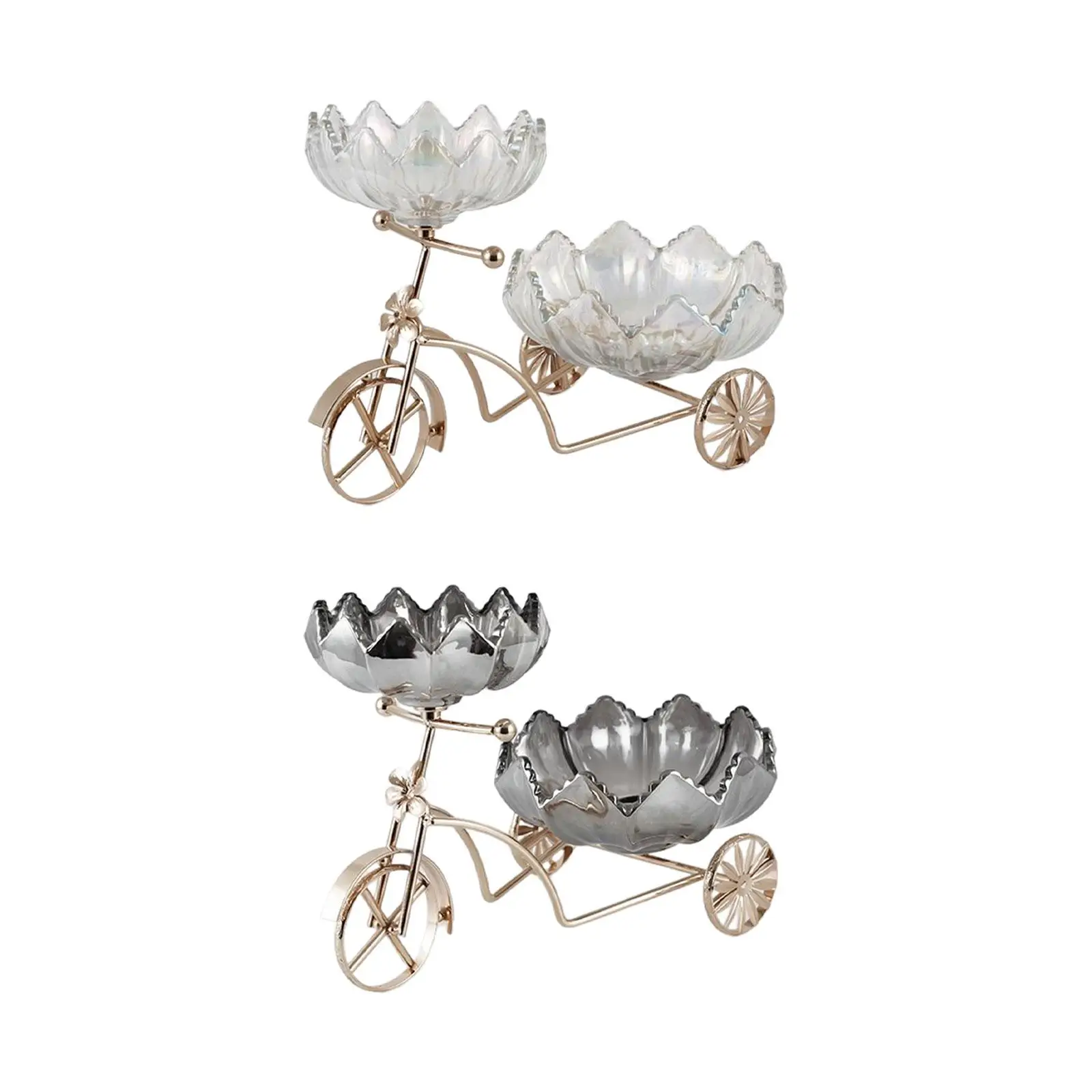 Food Rack Stand Tricycle Shape Round Serving Stand for Pastry Fruits Wedding