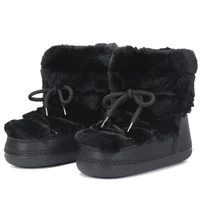 2025 Winter Ankle Boots for Women Platform Antiskid Waterproof Ski Boots Luxury Fluffy Furry Fur Boots Woman's Ankle Booties