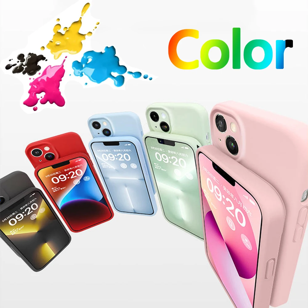 Luxur Premium Liquid Silicone Phone Case - Straight Edge Design