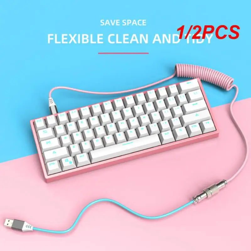 

1/2 шт., USB-кабель для клавиатуры, 2,2 м
