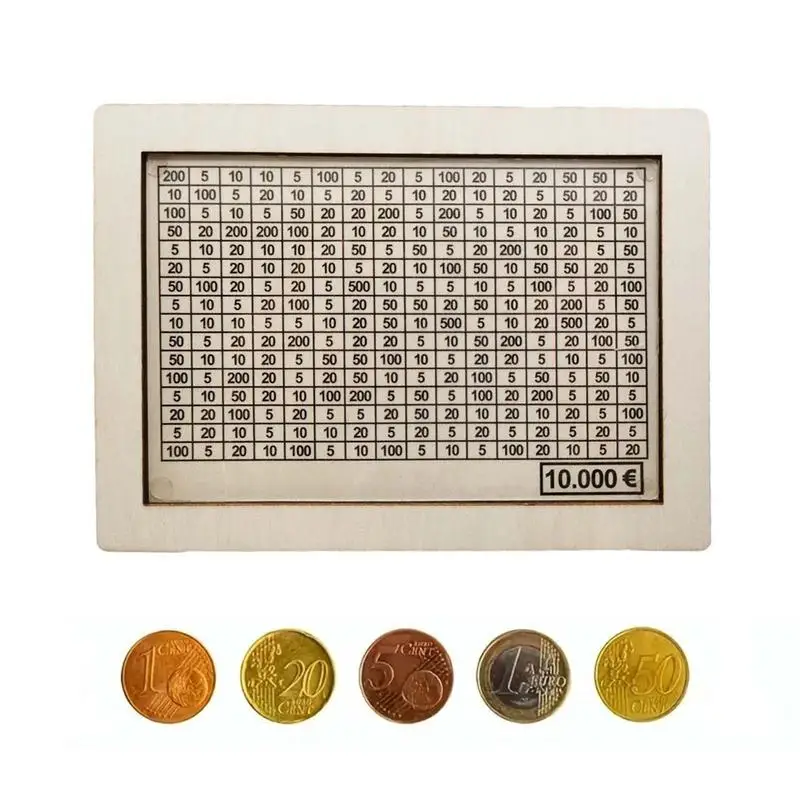 

Банка для экономии денег, большая Деревянная Коробка для хранения, коробка для экономии денег для коллекции купюр Нового года, пасхальное украшение для дома