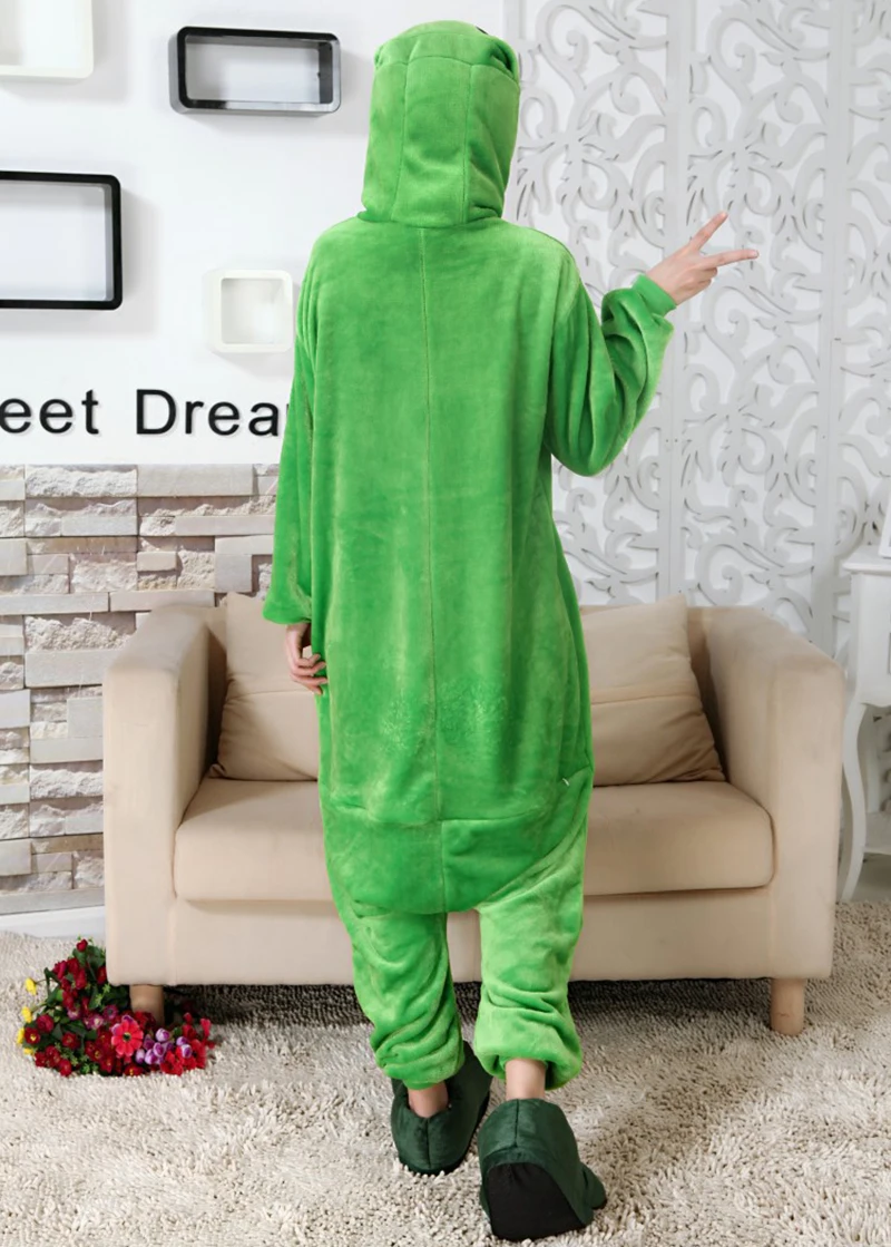 Adult Kids Family Onesie Sleepwear Flanne Animal Frog Cartoon Pajamas Unisex Christmas Halloween Anime Cosplay Costumes Jumpsuit kigurumi pajamas onesies cosplay pajamas onesies flannel pajamas onesies
