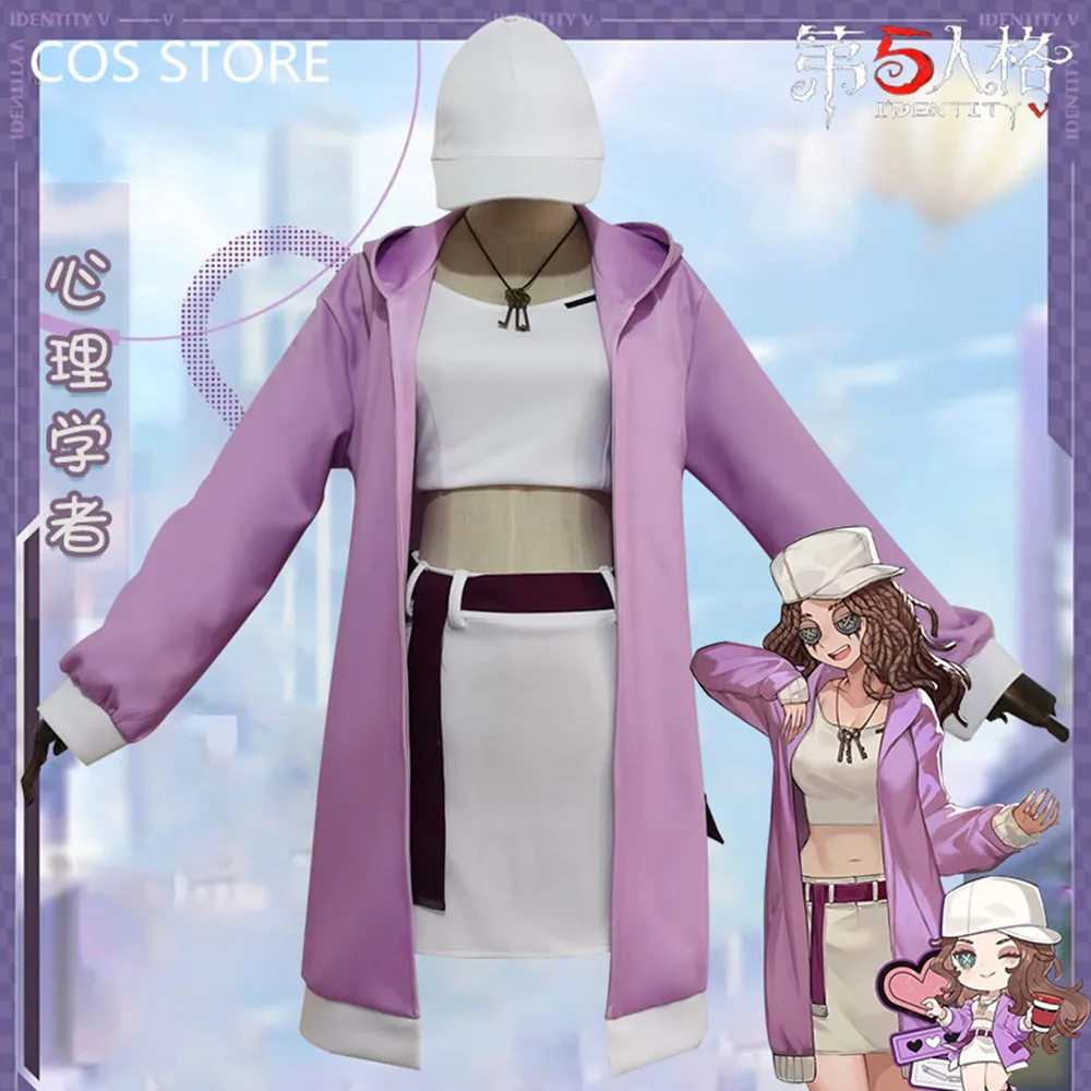 

Hot Anime Identity V Ada Mesmer Psychologist Cosplay Costume Game Suit Lovely Halloween Party Role Play Clothing