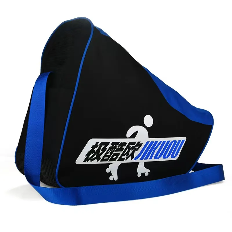 Breathable Triangle Shape Speed Roller Skate Bag Ice Ski Snow Boots Single Shoulder Inline Skating Shoes Storage Backpack