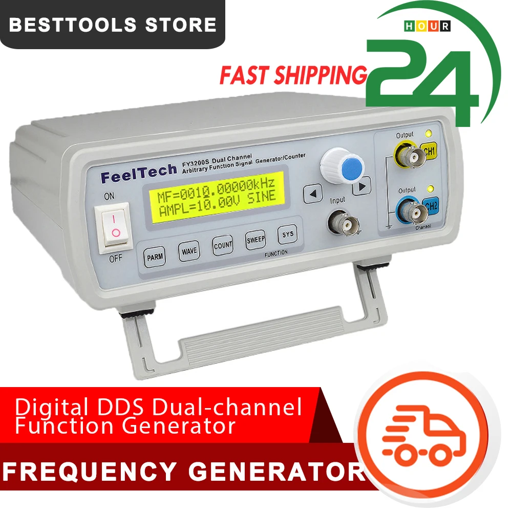 SGP1010S DDS Signal Generator Direct Digital Synthesis Function Counter 10MHz#TP 