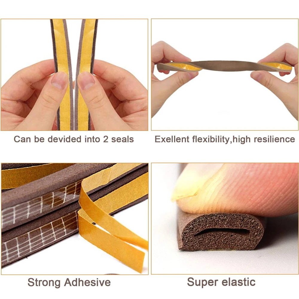 Acoustic Foam Self-Adhesive Weatherproof Seal Strip