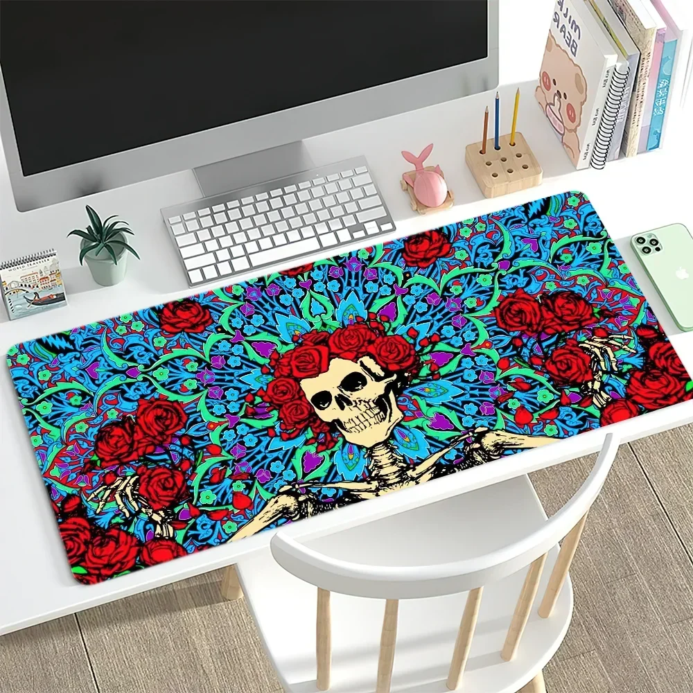 Rock Band G-Grateful D-Dead For PC Large MousePads Desk Gaming Mouse Pad Stitched Edges  Base Extended 6