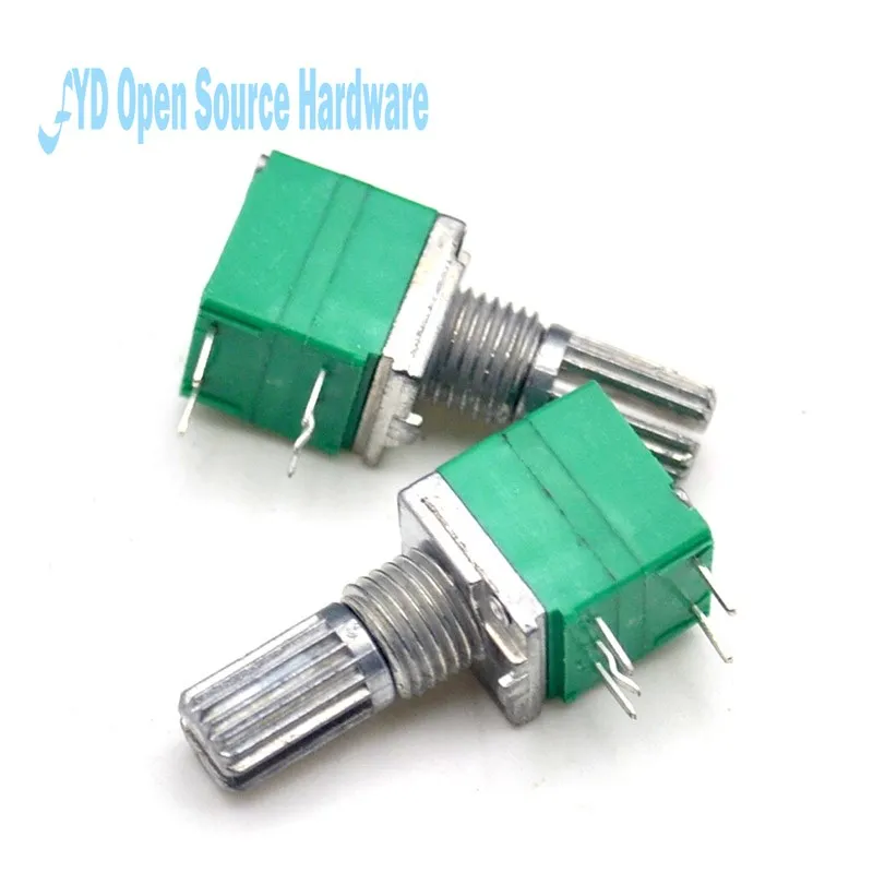 10pcs 5pin Rv097ns Single Linked B5k B10k B20k B50k B100k B500k Turn