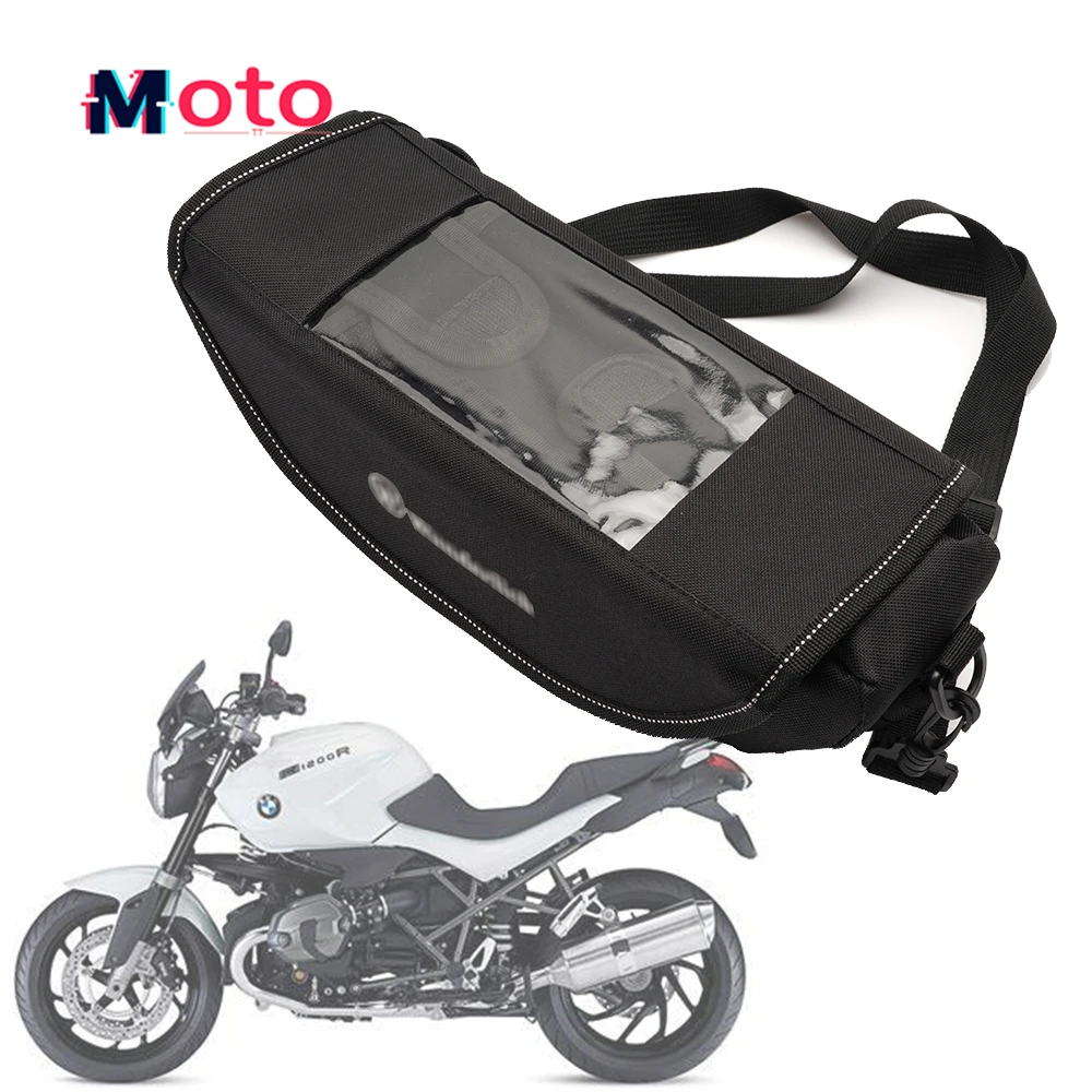 

Motorcycle handlebar bag Phone holder Storage package For BMW R1200R water cooled 2015-2023 2022 2021 2020 2019 2018 Accessories