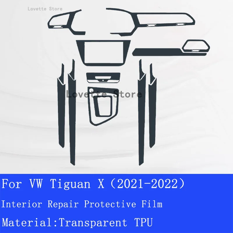 For VW Tiguan X(2021-2022)Car Interior Gearpanel Dashboard Gps