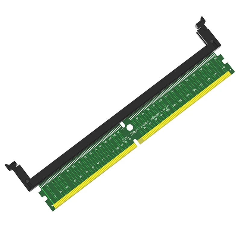 

1 Piece DDR5 U-Dimm 288Pin Adapter Ddr5 Memory Test Protection Card With Short Latch Green