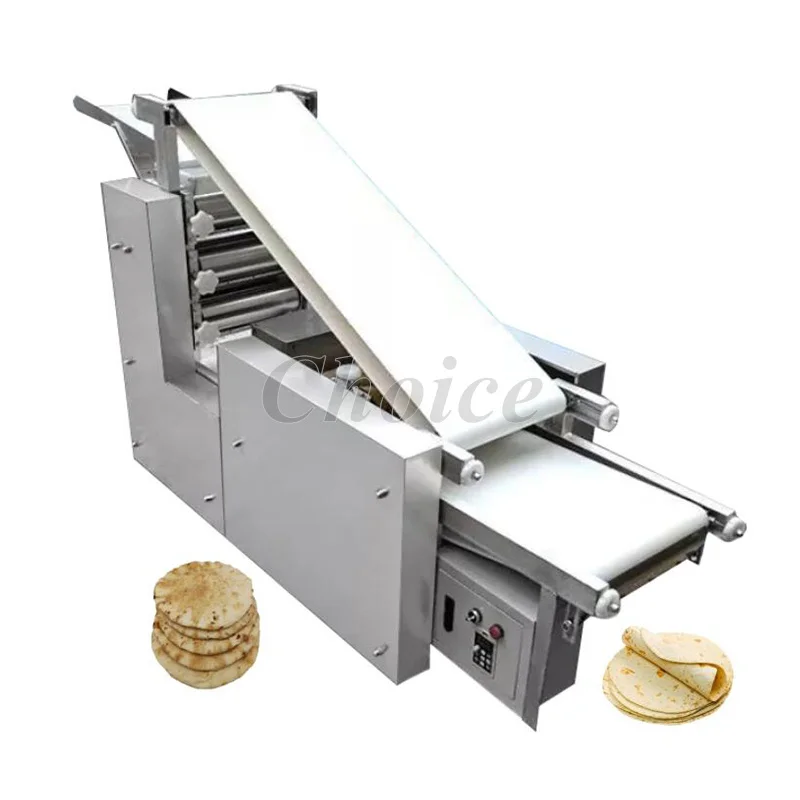 Automatic Mexico Burrito Shawarma Pita Bread Forming Machine Flatbread Production Line Manual Pastry Press Machine For Pizza