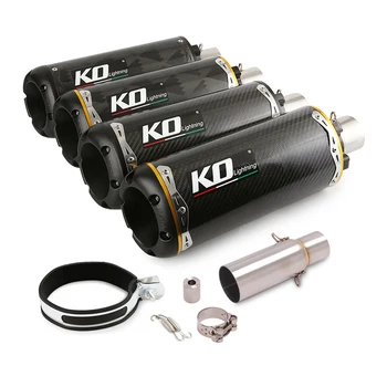 Exhaust Pipe For Piaggio BEVERLY 125 300 MP3 125 250 300 LT X10 125 Motorcycle Escape Muffler Mid Link Pipe Slip On 51MM