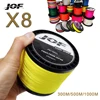 JOF 8 Strands Abrasion Resistant Braided Fishing Line PE Super Strong Anti-bite Line, Fishing Accessories For Freshwater 3000M 1