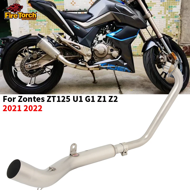 MotorcycleExhaustEscapeMotoFullSystemForZontesZT125U1G1Z1Z2