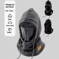 Winter Warm Hat with Mask and Neck Warmer 3-in-1 Windproof Balaclava forMen and Women Masked hat Cycling Cold Weather Protection 1