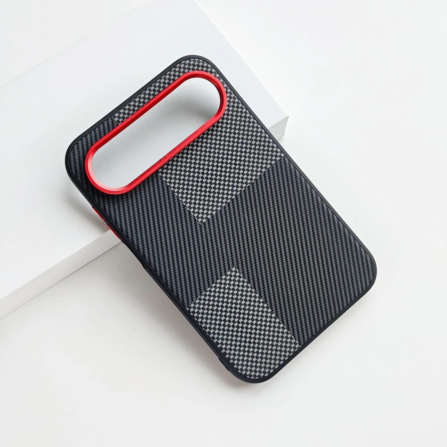 Luxury PU Leather Matte Shockproof Protective Back Cover