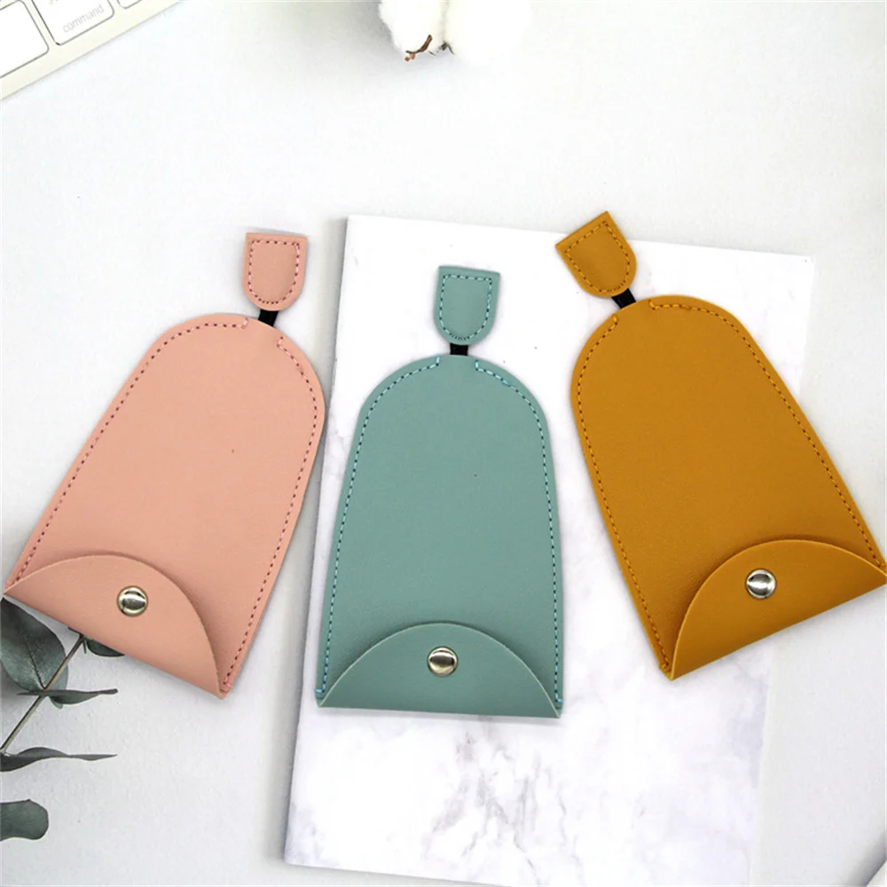 

Simple Pull Out Key Sleeve Cartoon Pu Leather Keychain Bag Creative Large Not Easy Slip Key Bag Cover Key Organizer Accessories