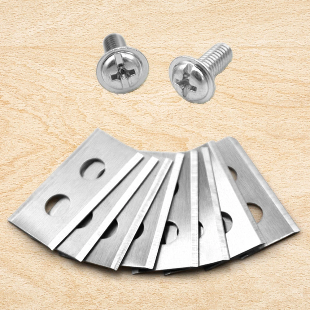 120-30Pcs Grass Cutter Blade Stainless Steel Lawnmower Replacement Blade Double Hole for Worx Landoid Lanmower WG754E WG791E