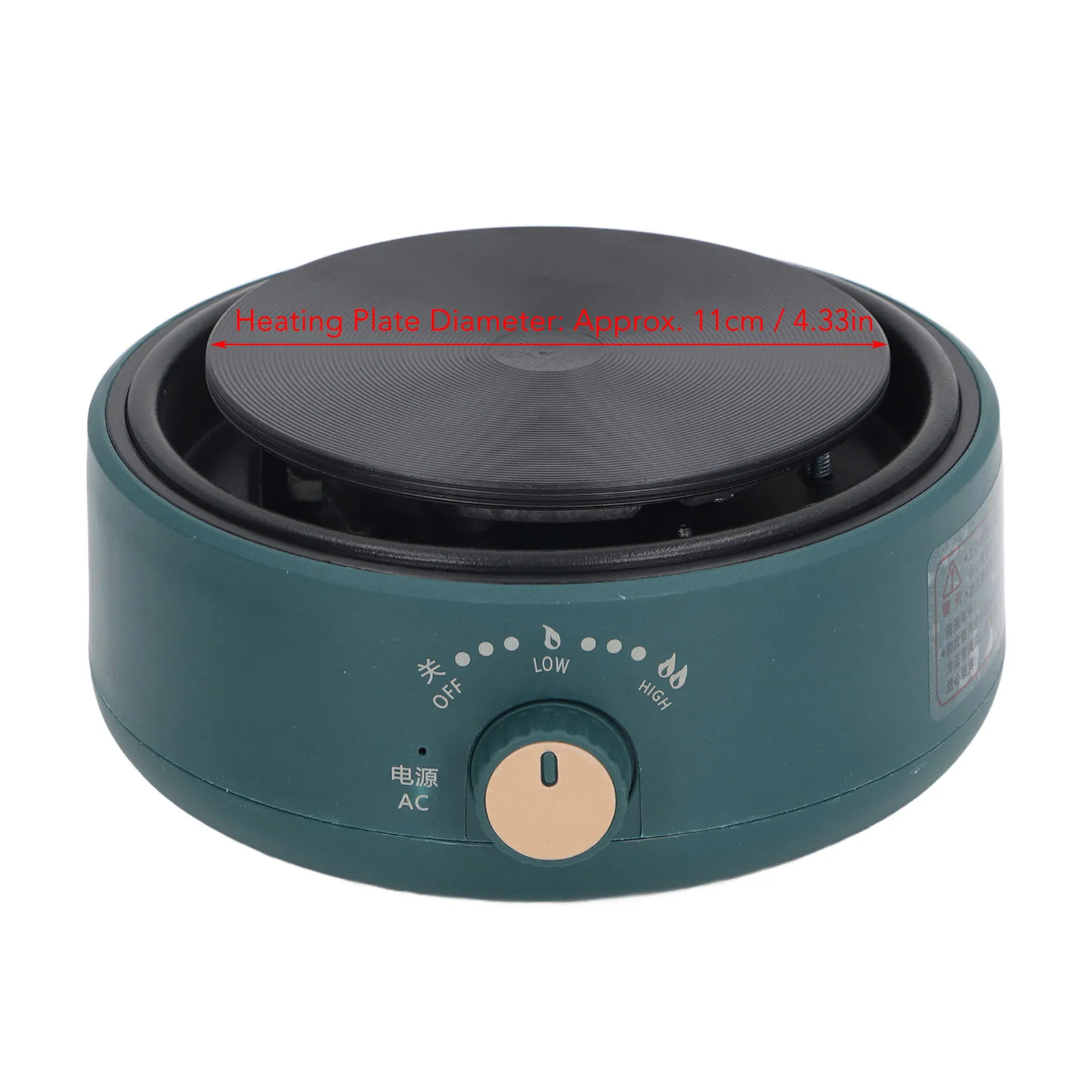 Countertop Single US Plug 110V 360 Deg Heating Multifunction Portable Electric Hot Plate Easy To Clean for Home