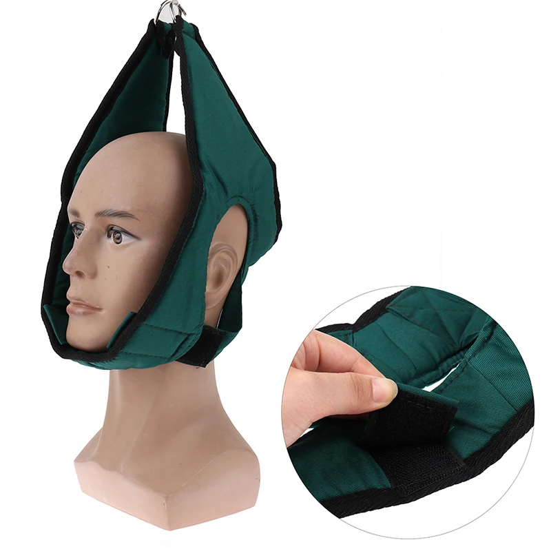 

Hanging Cervical Traction Device Soft Neck Stretching Belt Pain Relief Metal Bracket Chiropractic Neck Traction Cushion Newest