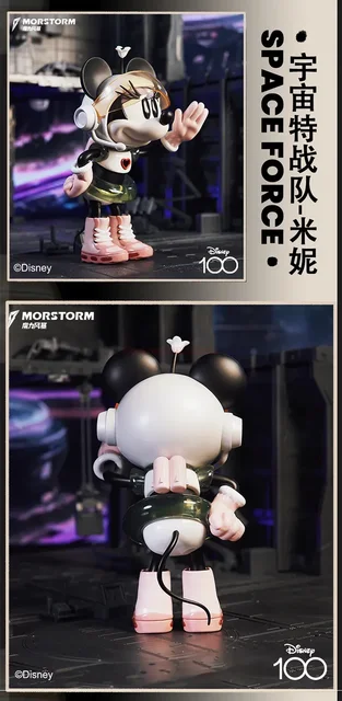 Disney Morstorm Mickey Mouse Minnie Mouse Figure Space Suit Ver 